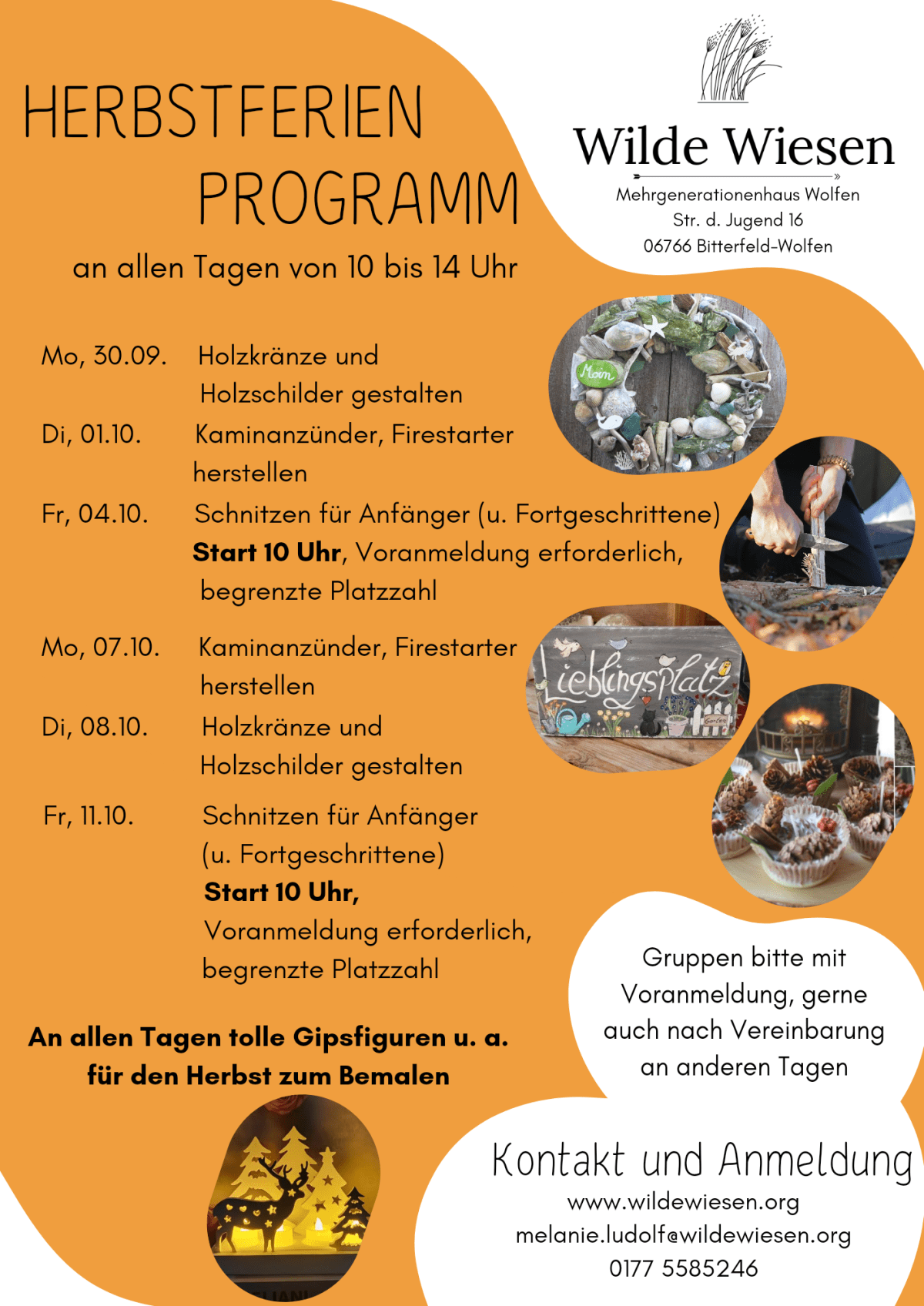 Das Herbstferienprogramm bei den Wilden&nbsp;Wiesen