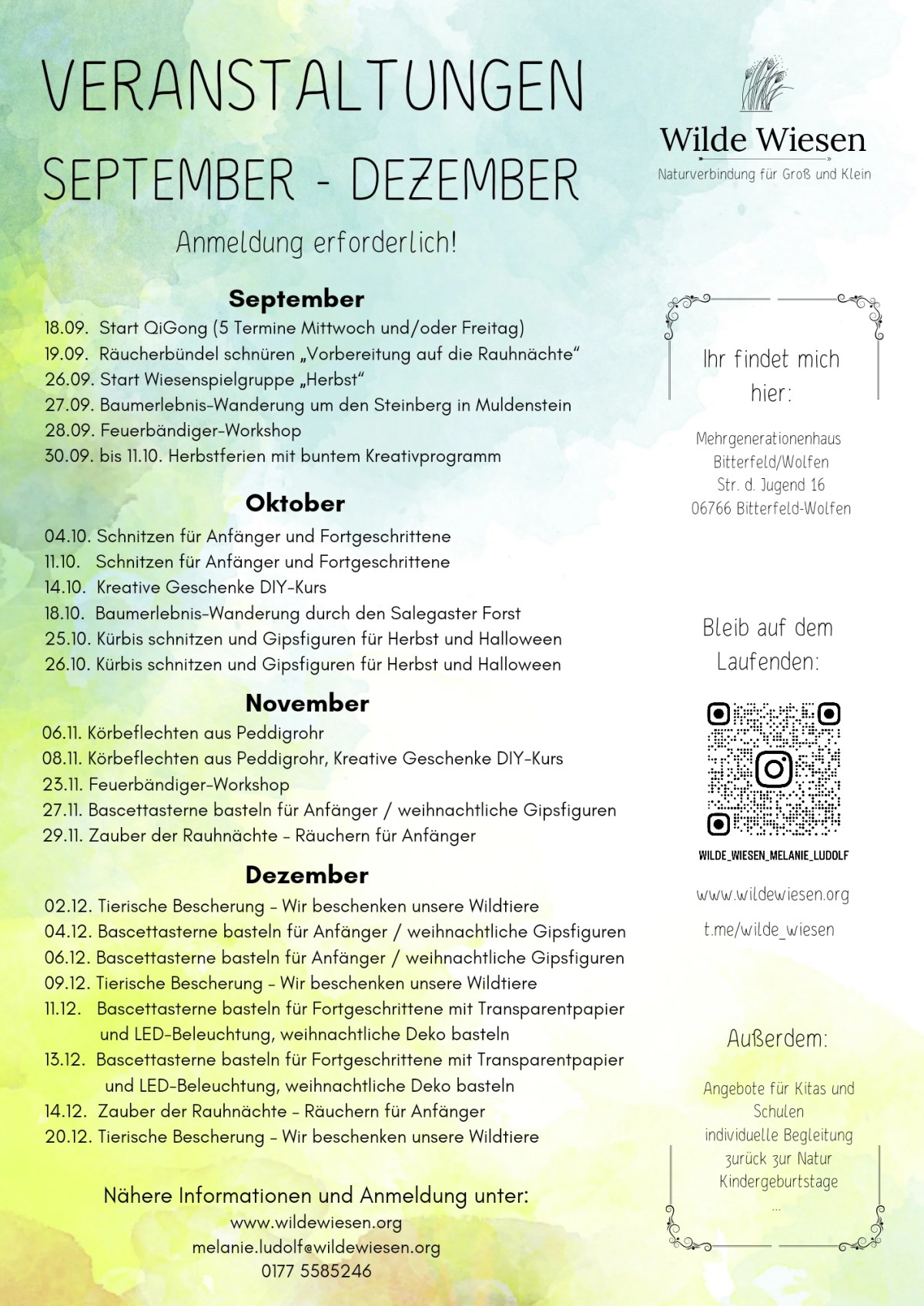 Veranstaltungen im September