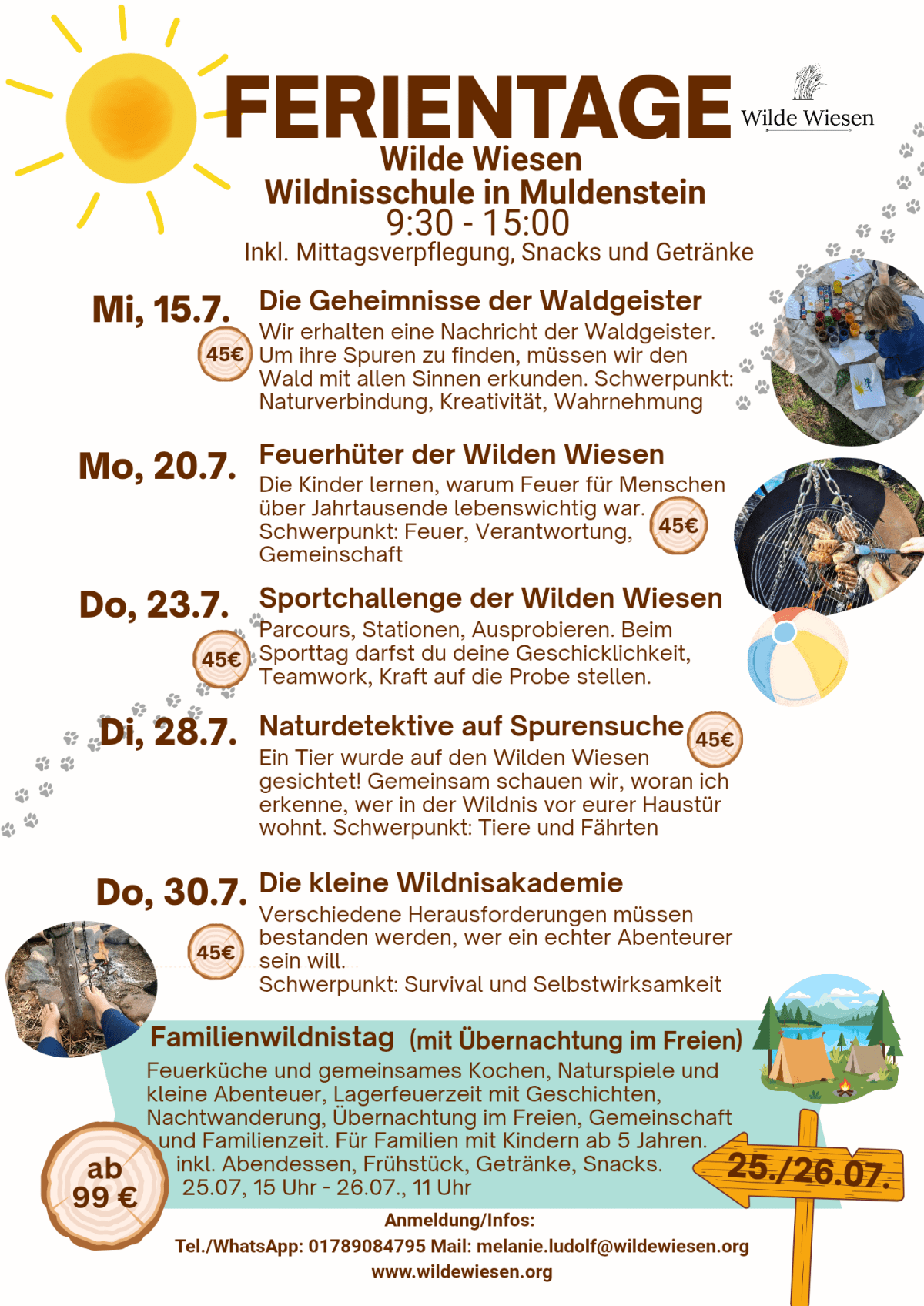 Sommerferien bei den Wilden&nbsp;Wiesen