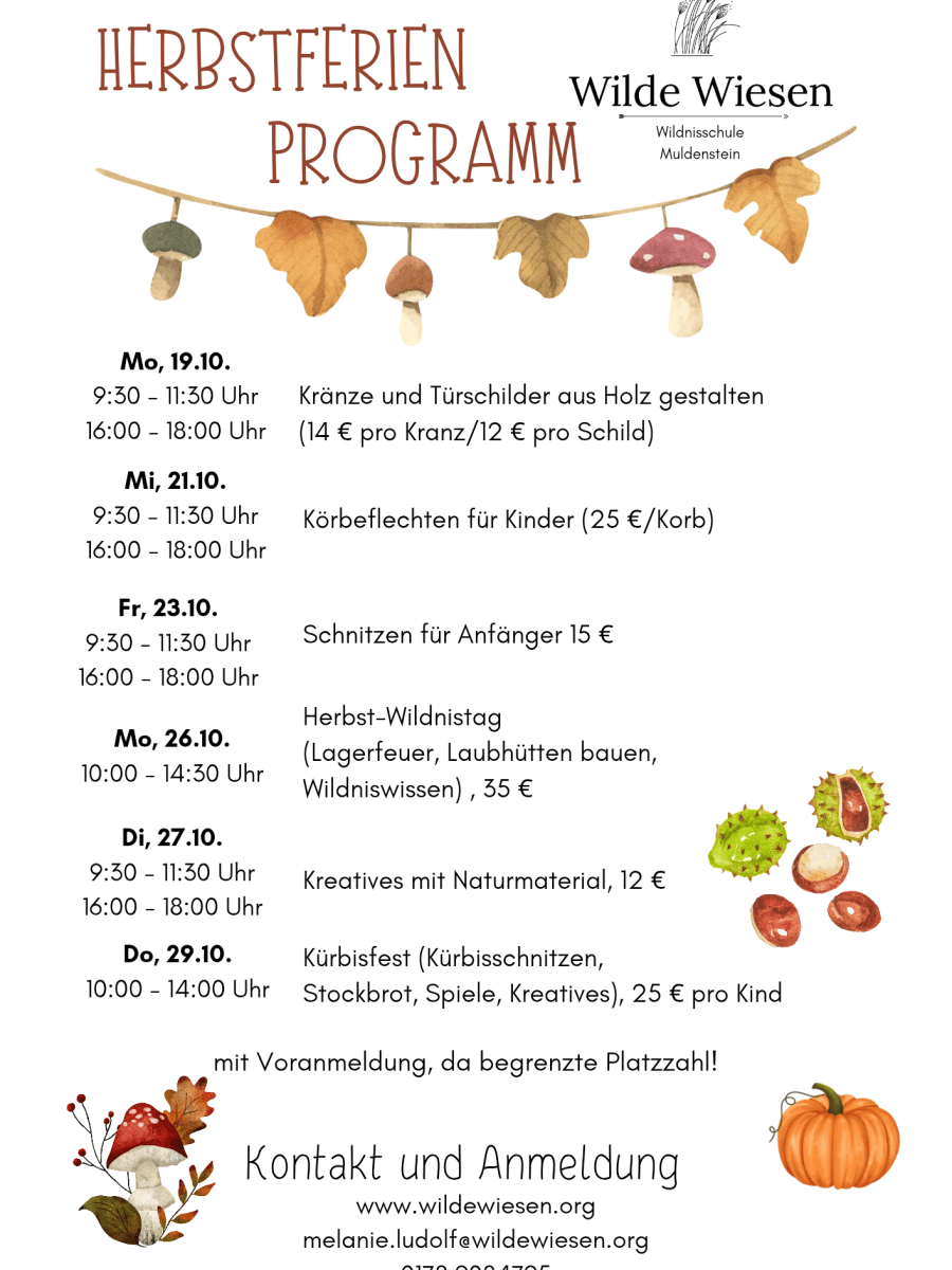 Herbstferienprogramm